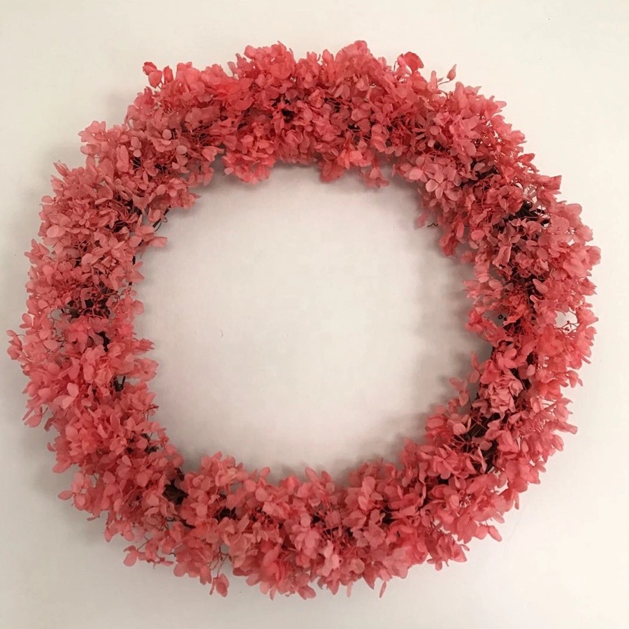 Preserved hydrangea - wreath